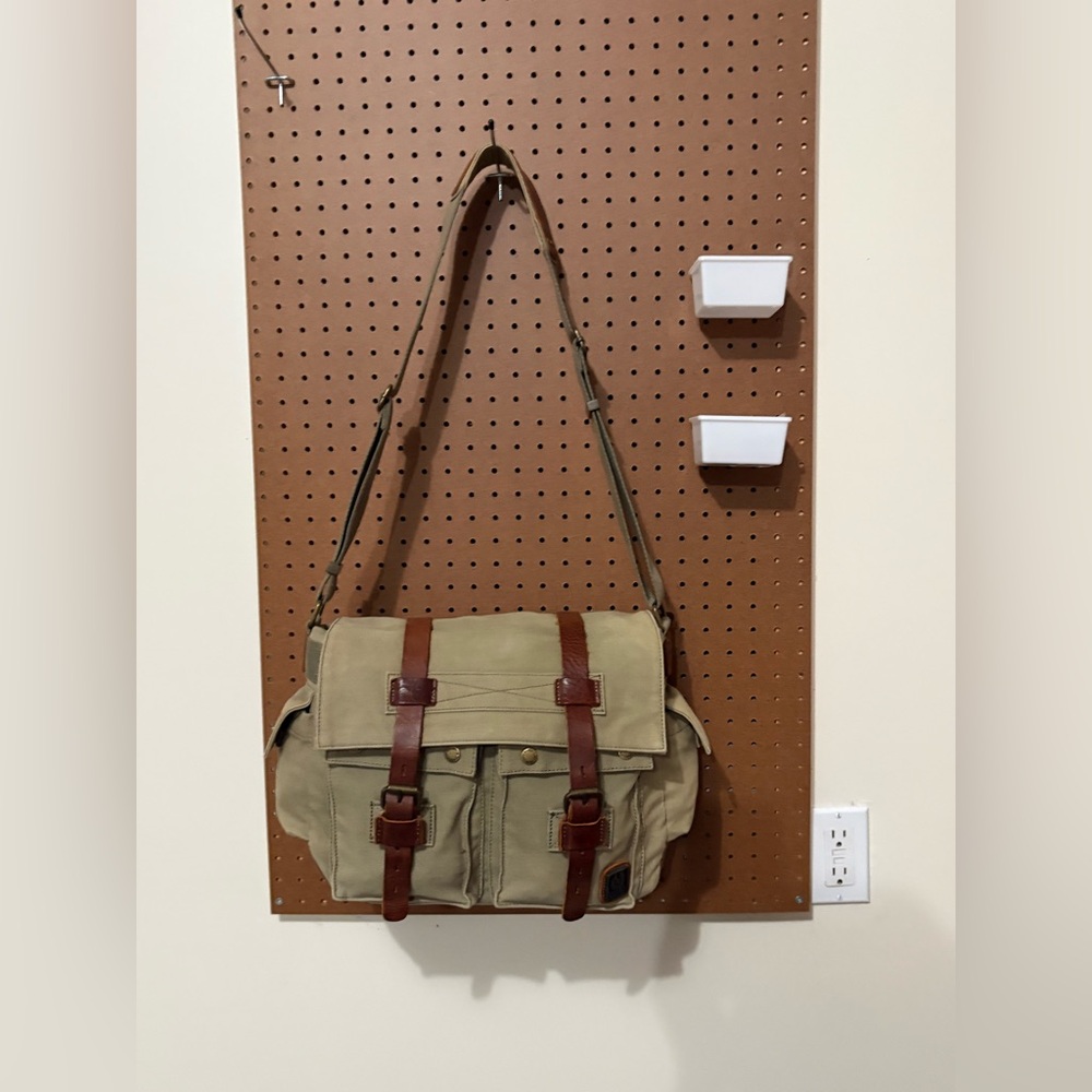 Canvas Crossbody Shoulder Bag